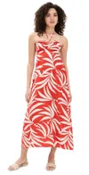 Z Supply Elodi Dress Cabana Red In Cabana Red