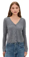 Z Supply Emile Cardigan Classic Heather Grey In Gray