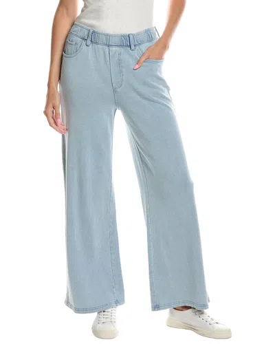 Z Supply Entourage Knit Denim Pant In Blue