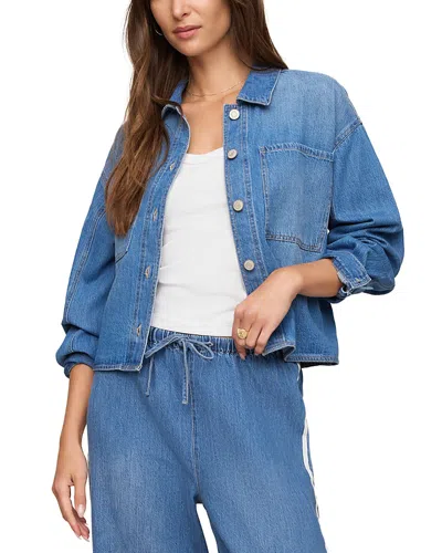 Z Supply Erin Denim Jacket In Blue
