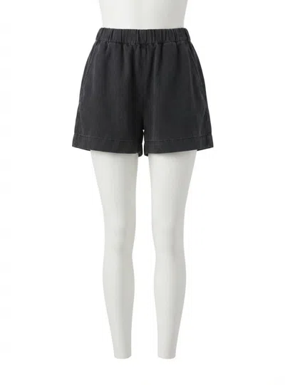 Z Supply Evergreen Road Shorts In Storm In Blue