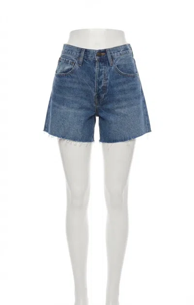 Z Supply Everyday Hi Rise Denim Short In Vintage Indigo In Blue