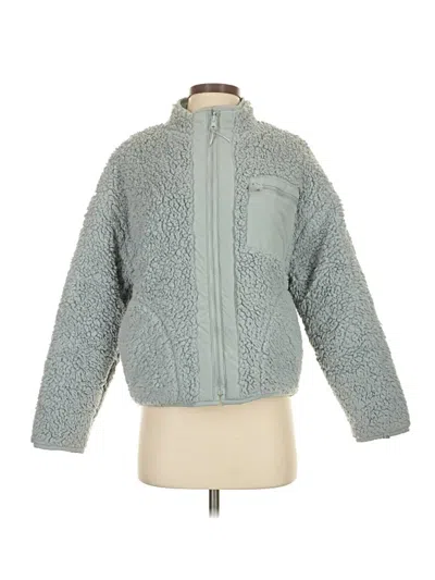 Pre-owned Z Supply Faux Fur Jacket In Gray