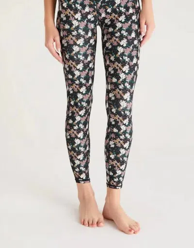 Z Supply Feel Good Floral Legging In Black