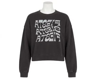 Z Supply Fiesta Tomgirl Sweatshirt In Black