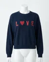 Z Supply First Date Sweatshirt In Eclipse In Black