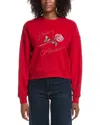 Z Supply First Date Sweatshirt In Red