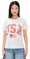 Z Supply Flag Boyfriend Tee Sea Salt