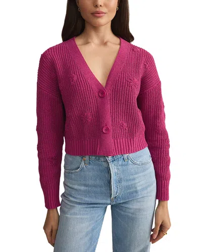 Z Supply Fleur Cardigan In Purple