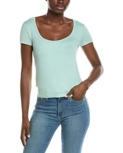 Z Supply Flower Market Soft Knit T-shirt In Green