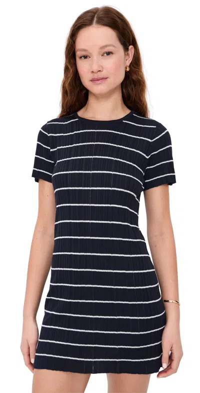 Z Supply Franka Mini Dress Eclipse In Blue