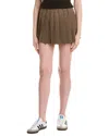 Z Supply Full Swing Skort In Brown