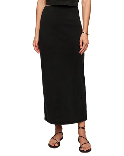 Z Supply Gail Midi Skirt In Black
