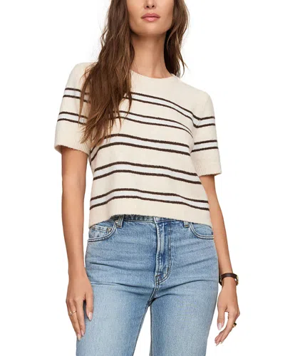 Z Supply Gatewood Short Sleeve Sweater In Neutral