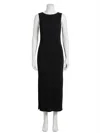 Z Supply Elba Midi Ribbed Sweater Dress In Java In Black
