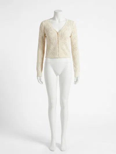 Z Supply Gema Long Sleeve Cardigan In Cloud In Multi