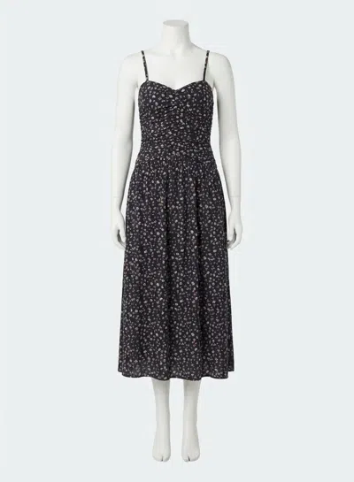 Z Supply Georgina Ditsy Floral Maxi Dress In Black