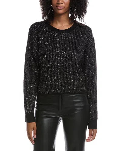 Z Supply Gleam Sequin Sweater In Black