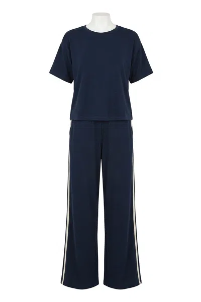 Z Supply Harbor Modal Top In Eclipse In Blue