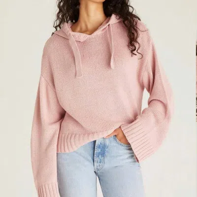 Z Supply Harley Crop Sweater In Blush In Pink