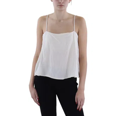 Z Supply Havana Womens Square Neck Short Shell In White