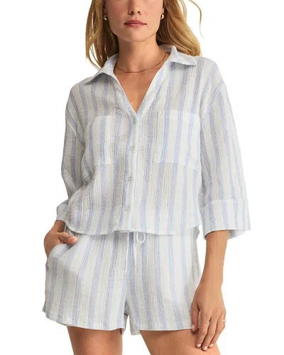 Z Supply Helena Shirt In Blue