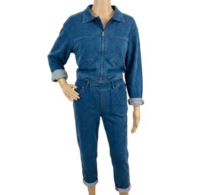 Z Supply Heritage Knit Denim Jacket In Indigo In Blue