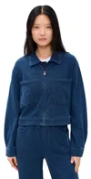 Z Supply Heritage Knit Jacket Indigo In Blue