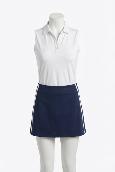 Z Supply High Rise Fitted Skirt In Navy In Blue