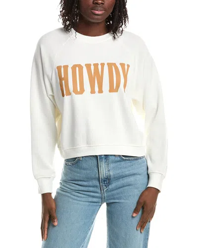 Z Supply Howdy Sweatshirt In White