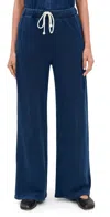 Z Supply Hunter Knit Denim Pants Indigo In Blue