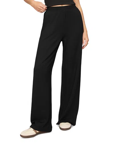 Z Supply In Transit Straight Leg Pants In Black
