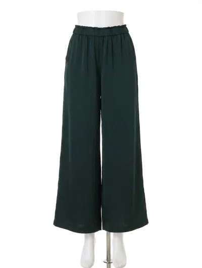 Z Supply Isolde Satin Pant In Garland Green