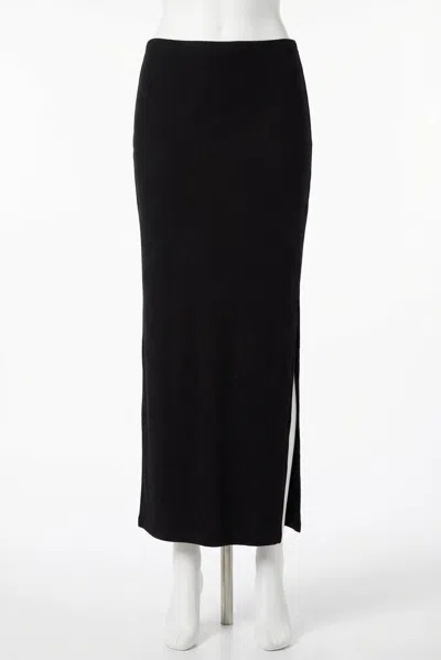 Z Supply Jalen Midi Skirt In Black