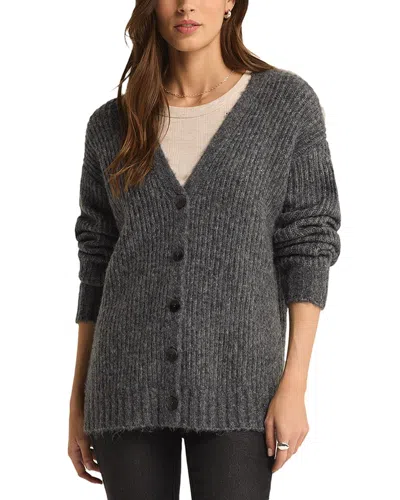 Z Supply Josie Cozy Cardigan In Gray