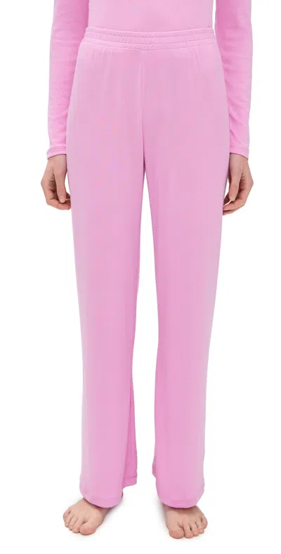 Z Supply Josie Heart Pants Pink Crush
