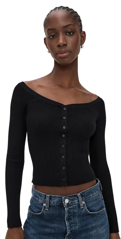 Z Supply Jovy Sweater Top Black