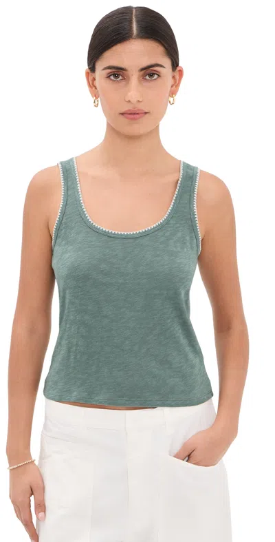 Z Supply Julian Tank Top Everglade In Green