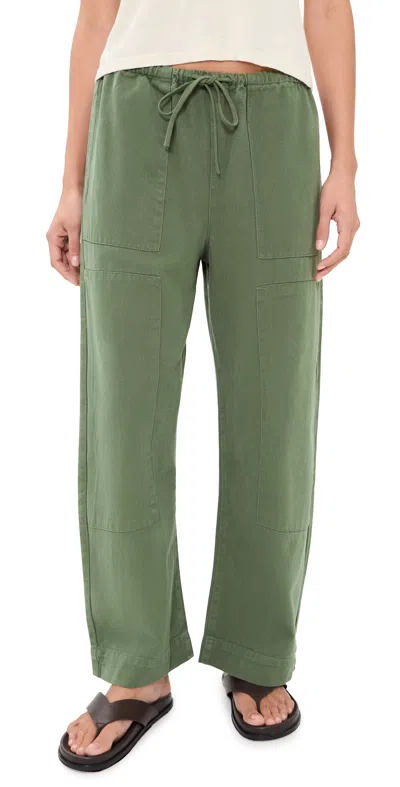 Z Supply Kit Carpenter Pants Dusk Sage In Green