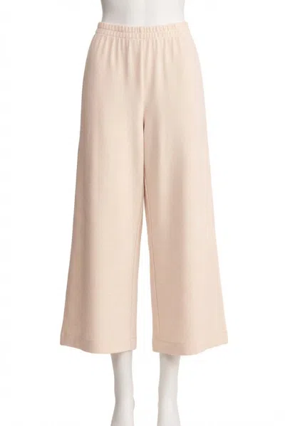 Z Supply Show Me Some Flare Rib Pant In Faded Blush In Pink
