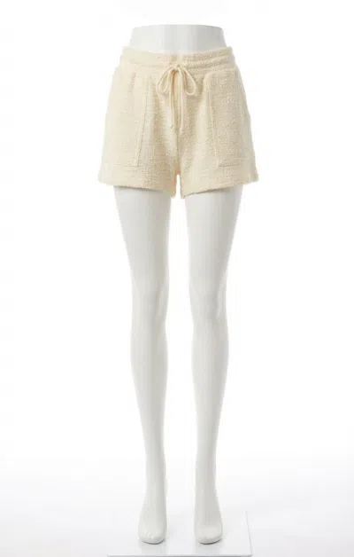 Z Supply Knox Looped Terry Short In Beige In Neutral