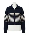 Z Supply Kovac Sweater Jacket In Eclipse In Blue