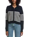 Z Supply Kovac Sweater Jacket In Eclipse In Navy