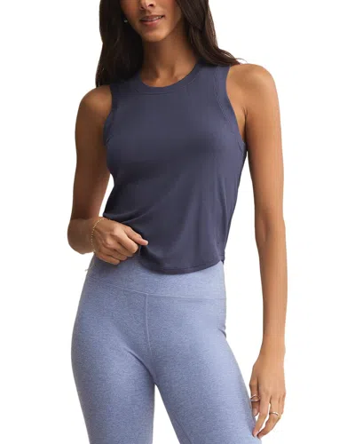 Z Supply Layer Up Rib Tank In Blue
