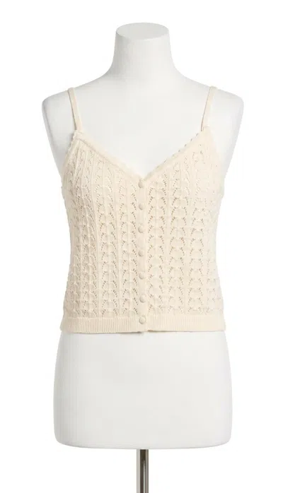 Z Supply Lexa Sweater Tank Top In Cloud In Neutral