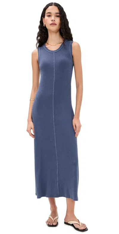 Z Supply Linden Dress Indigo In Blue