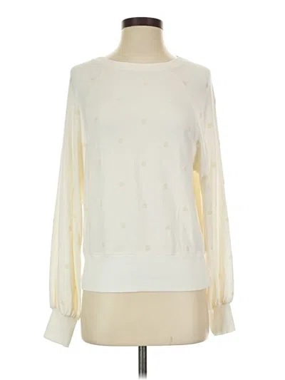 Pre-owned Z Supply Long Sleeve Blouse In Ivory