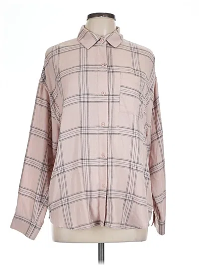 Pre-owned Z Supply Long Sleeve Blouse In Pink