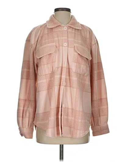 Pre-owned Z Supply Long Sleeve Blouse In Pink