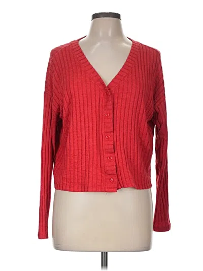Pre-owned Z Supply Long Sleeve Blouse In Red
